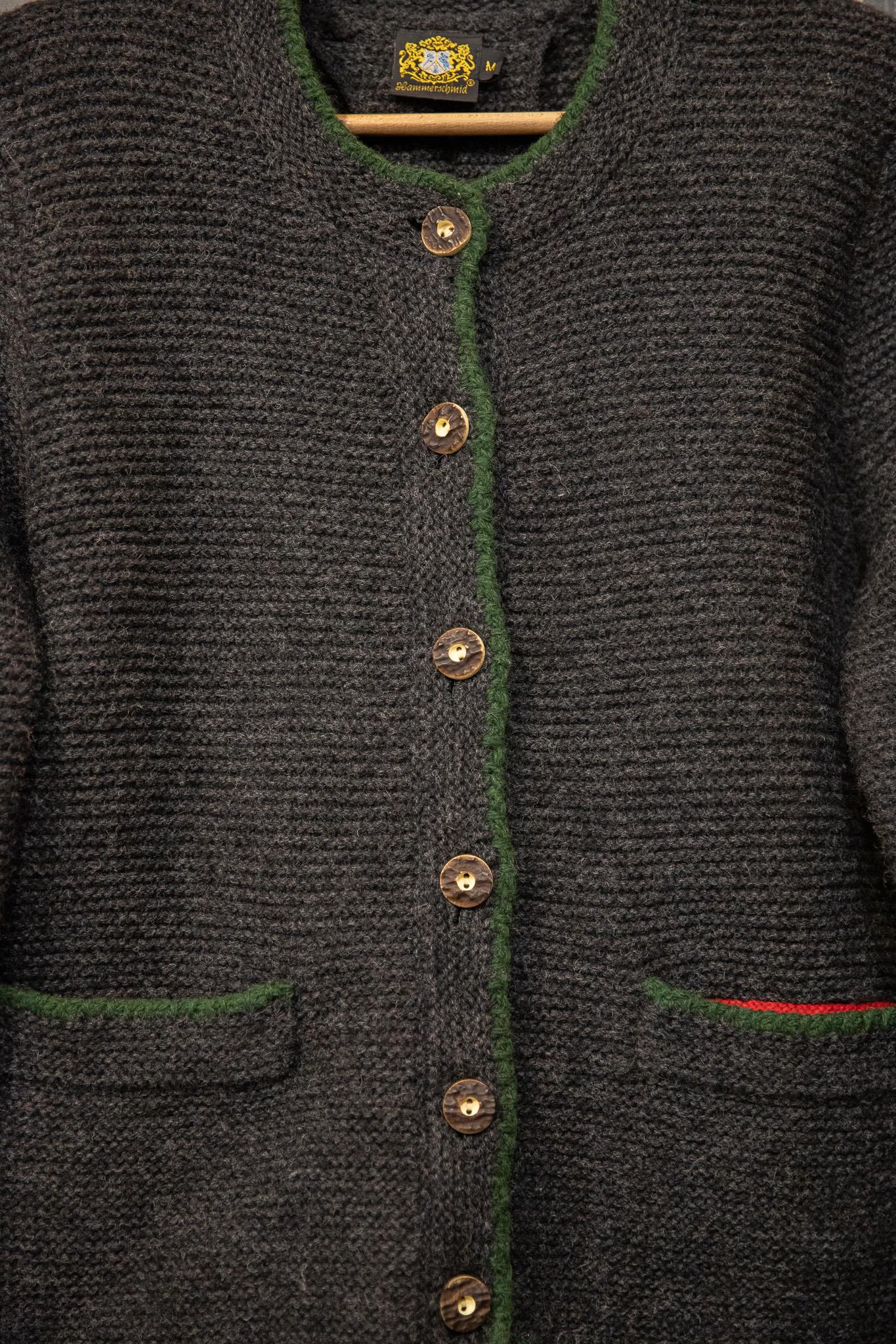 Rustic Grey Cardigan Ceket