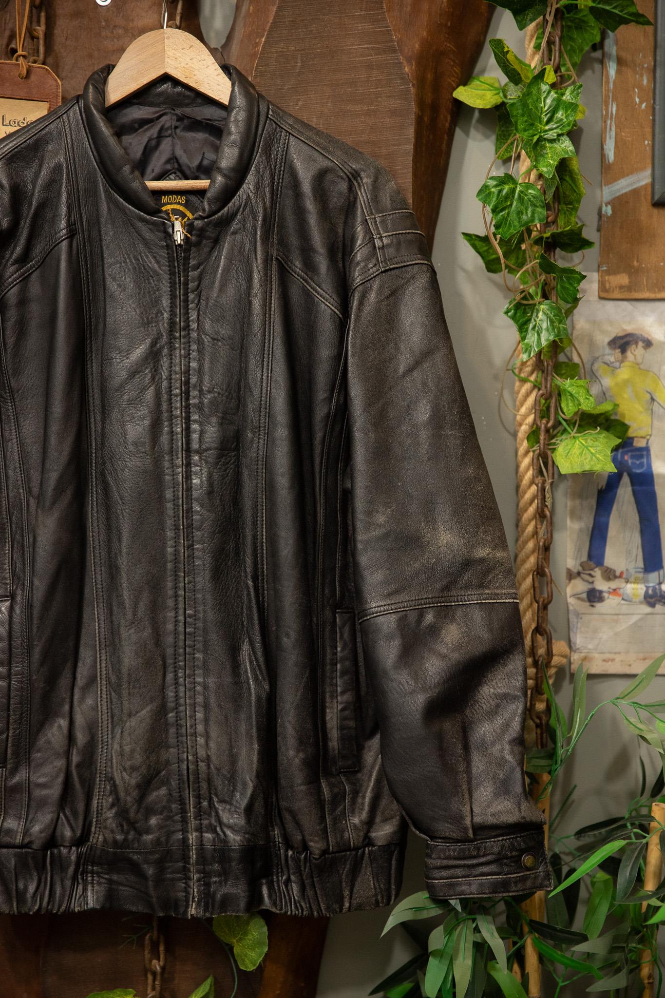 Spain Oversize Bomber Deri Ceket