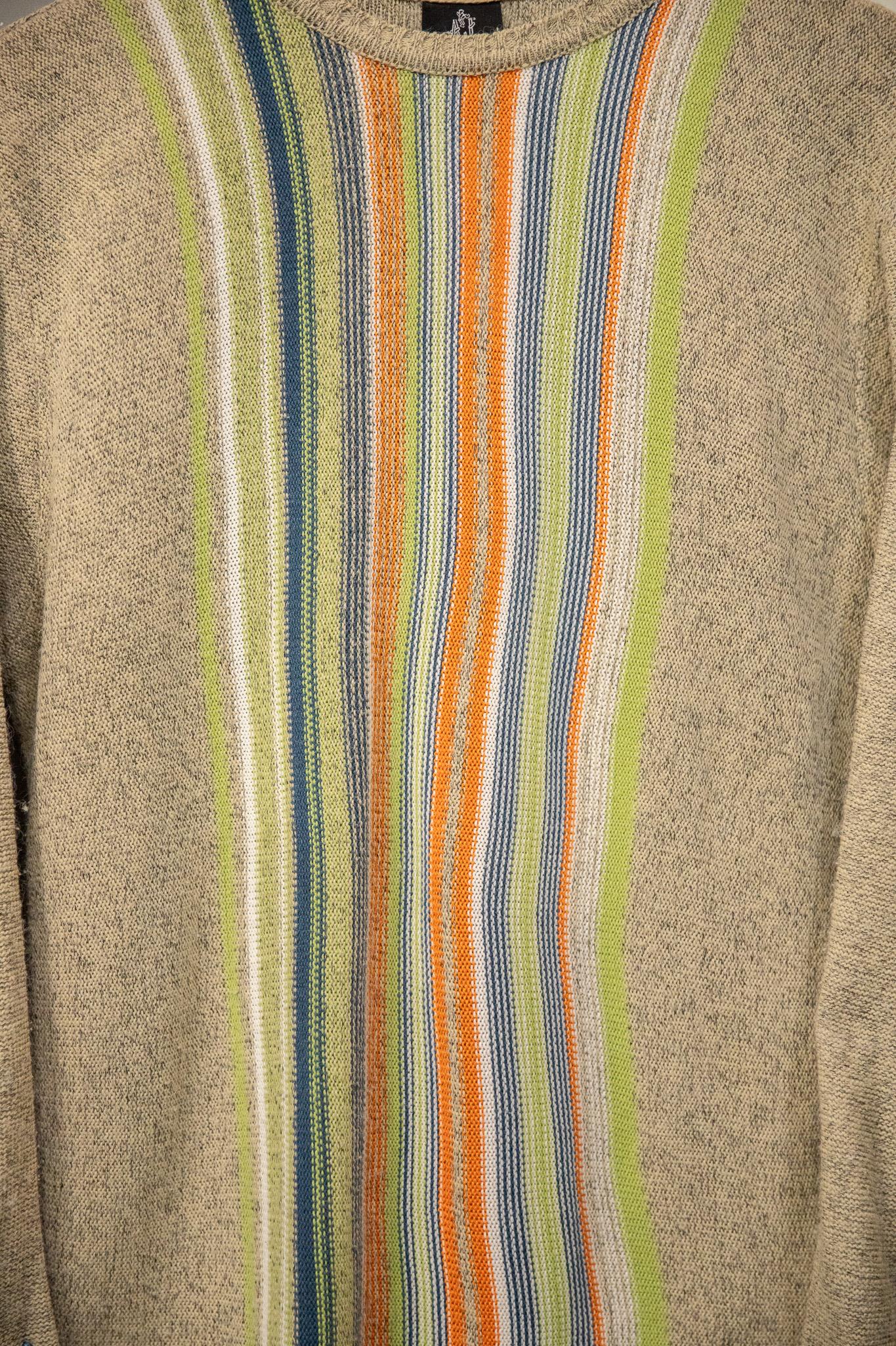 Stripe Knit Çizgi Kazak