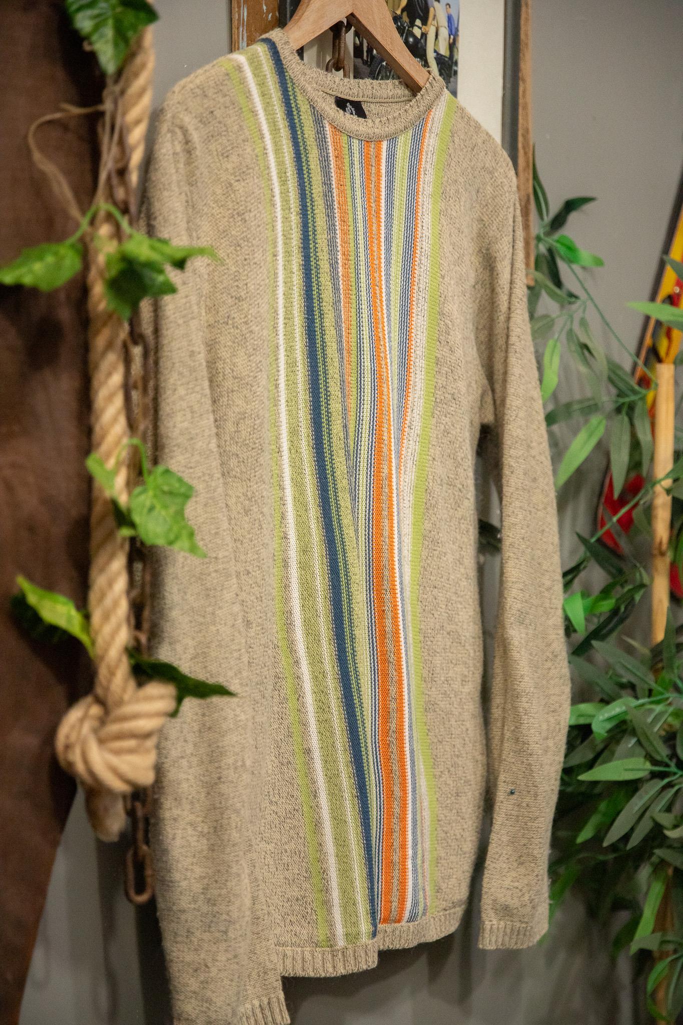 Stripe Knit Çizgi Kazak