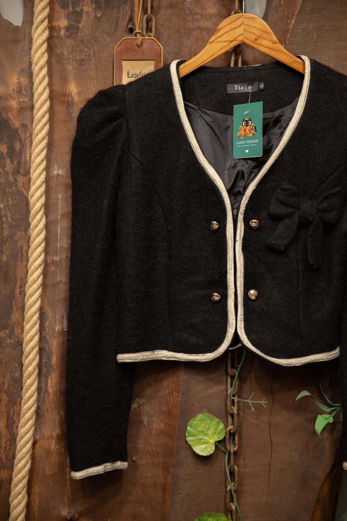 Tiago Tweed Crop Ceket