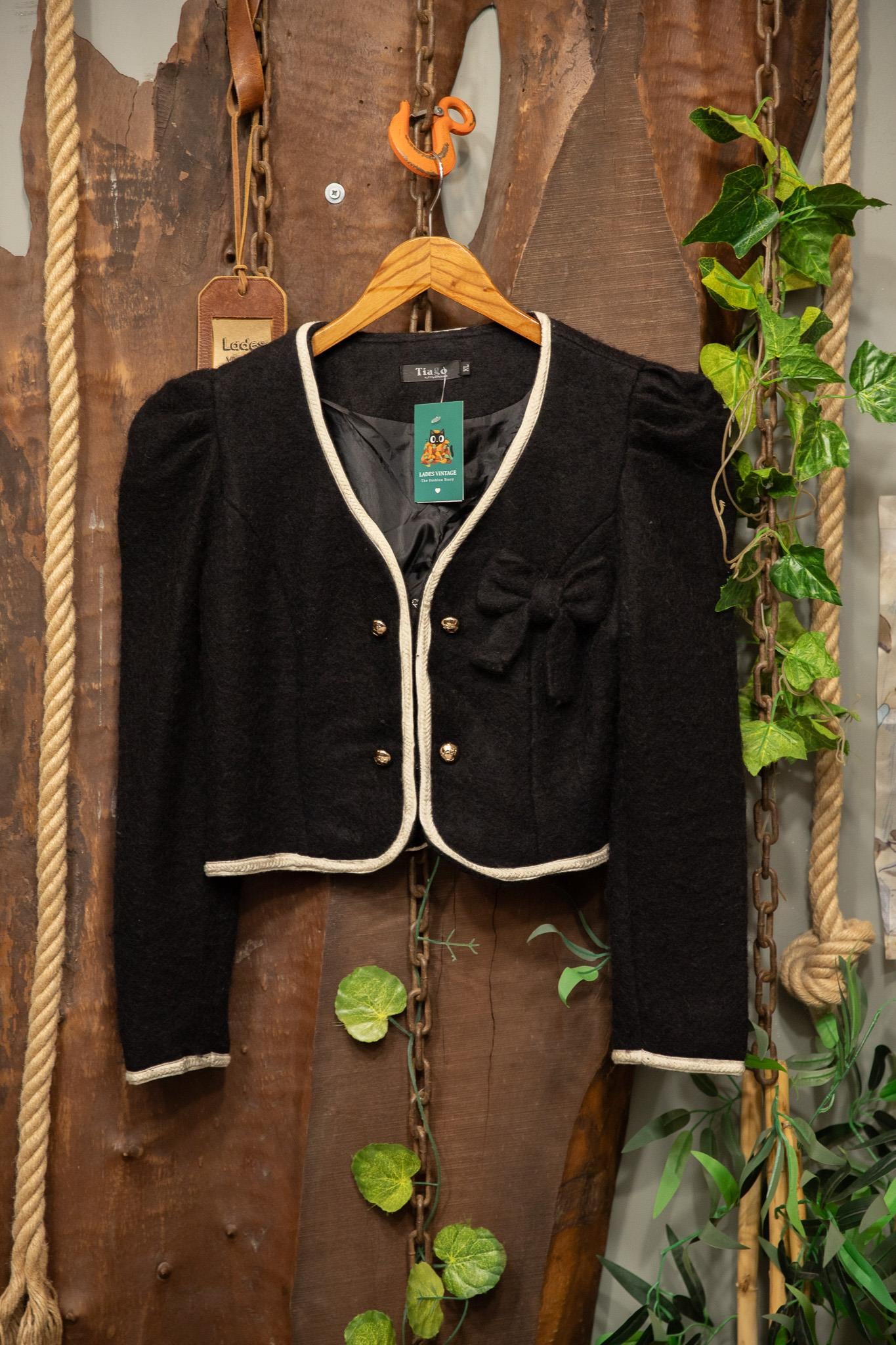 Tiago Tweed Crop Ceket