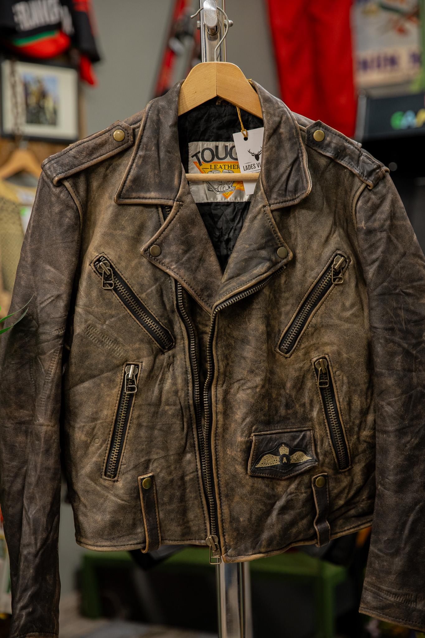 TOUGH American Biker Eskitme Kadın Deri Ceket