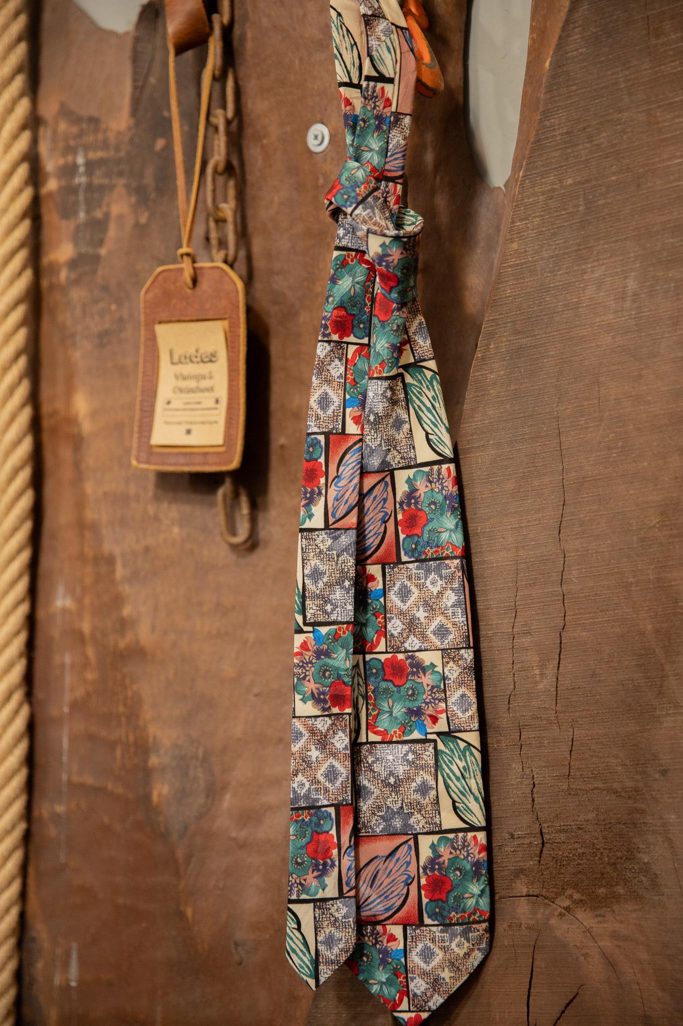 Tropikal Boho Silk Kravat