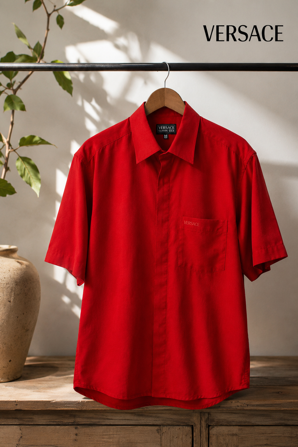 Versace Classic Original Red Gömlek