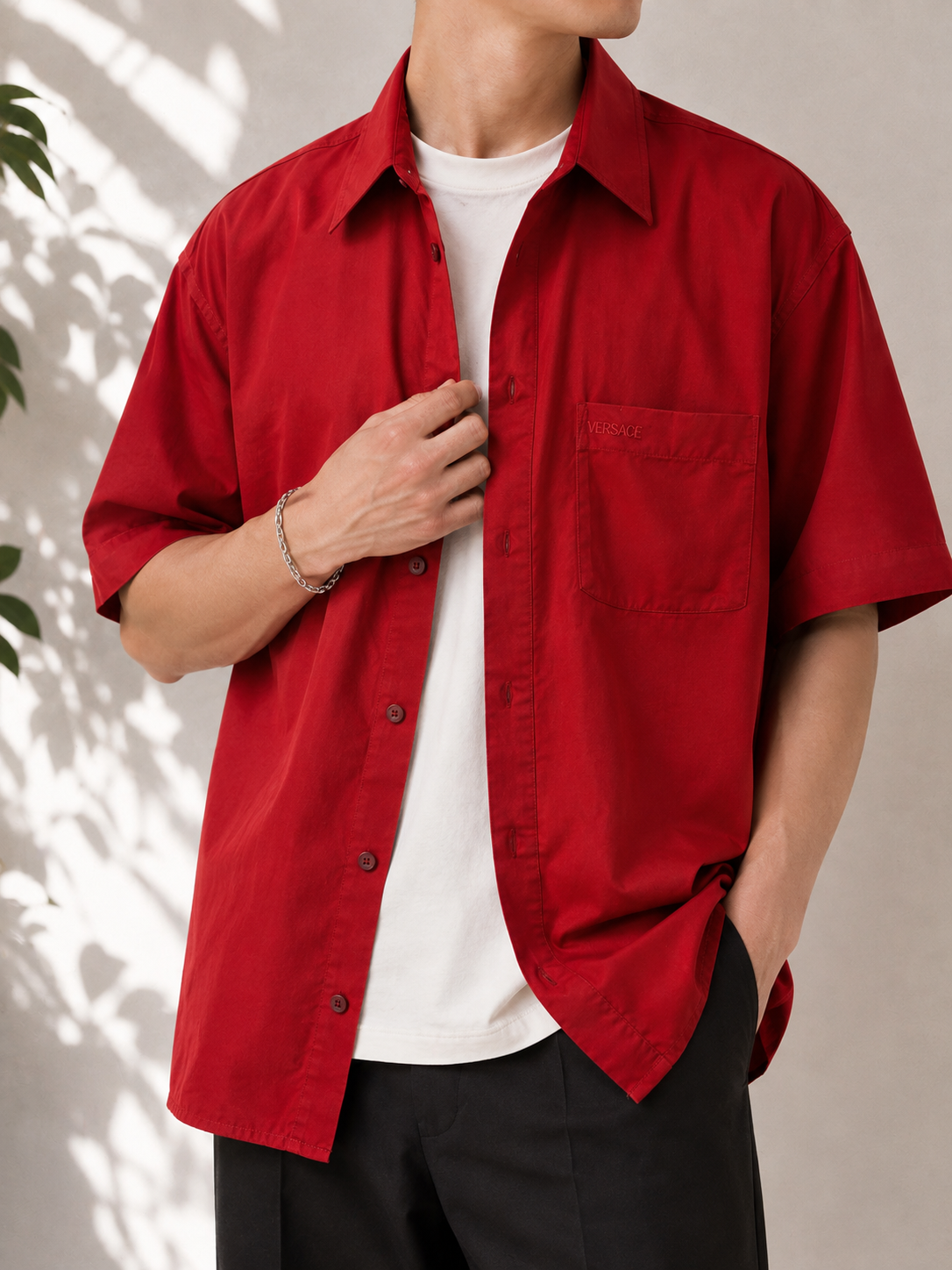 VERSACE Original Red Gömlek