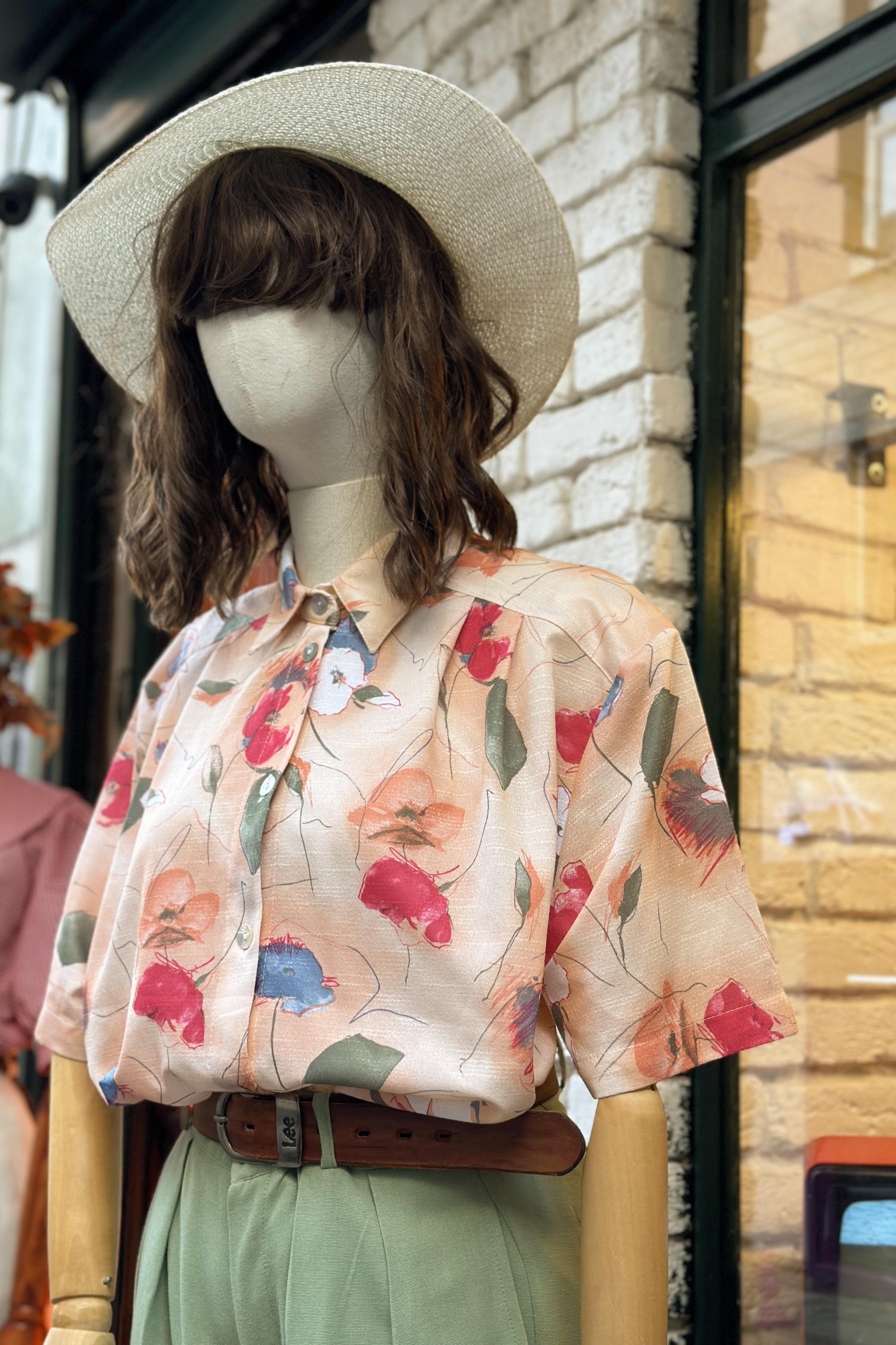 Vintage 90s Kadın Gömlek