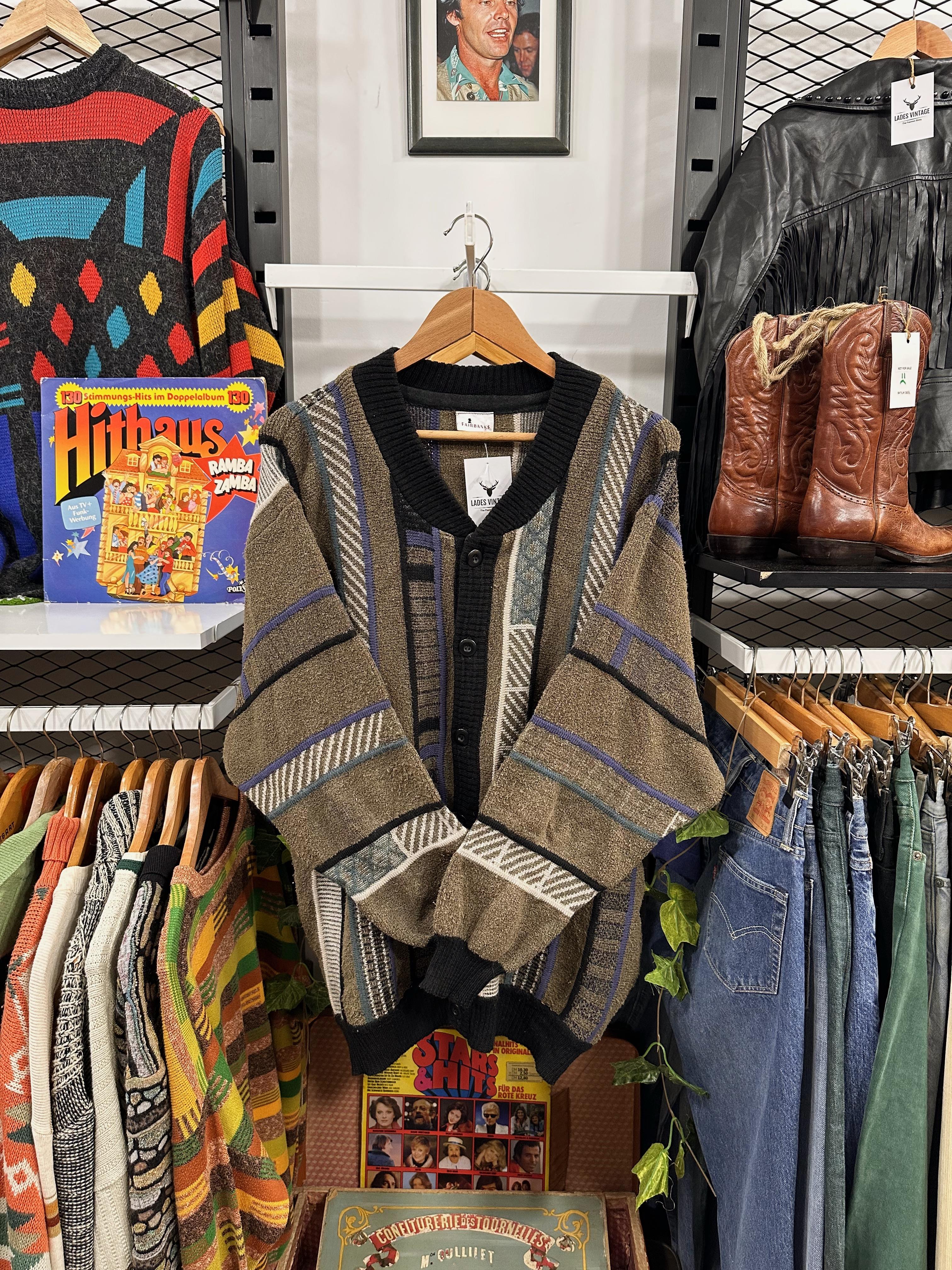 Vintage 90s Unisex Etnik Hırka