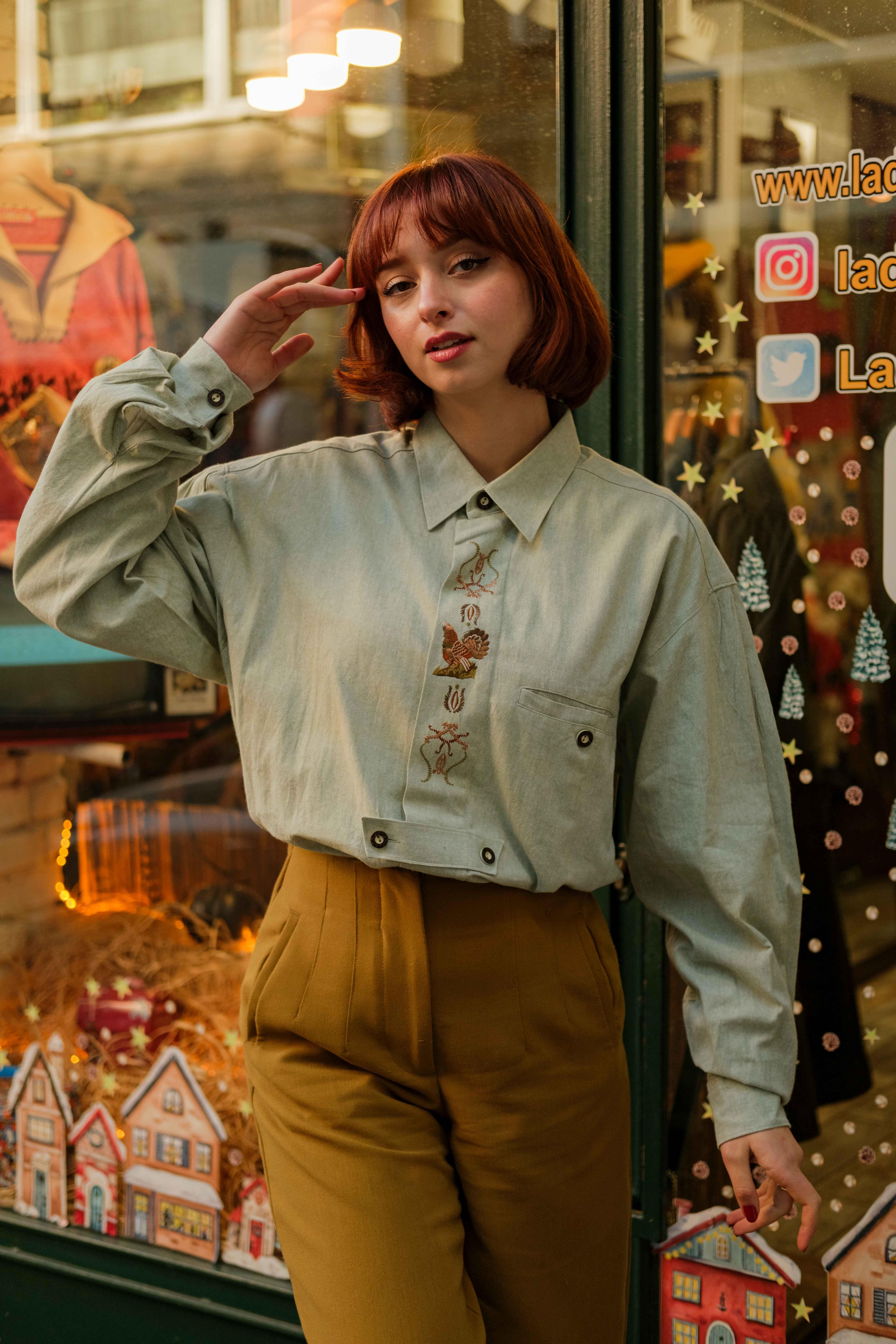 VİNTAGE BAVYERA GÖMLEK 