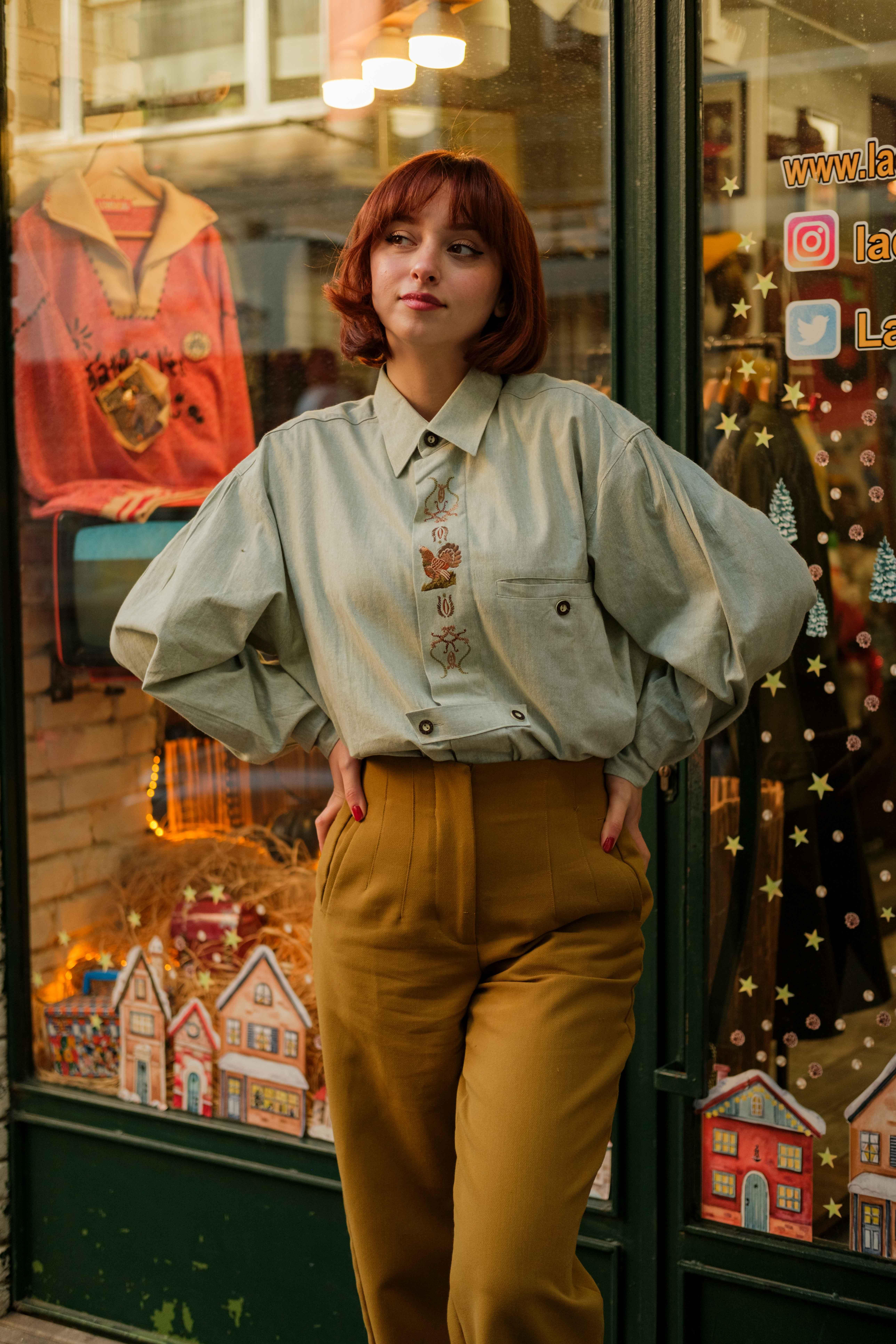 VİNTAGE BAVYERA GÖMLEK 