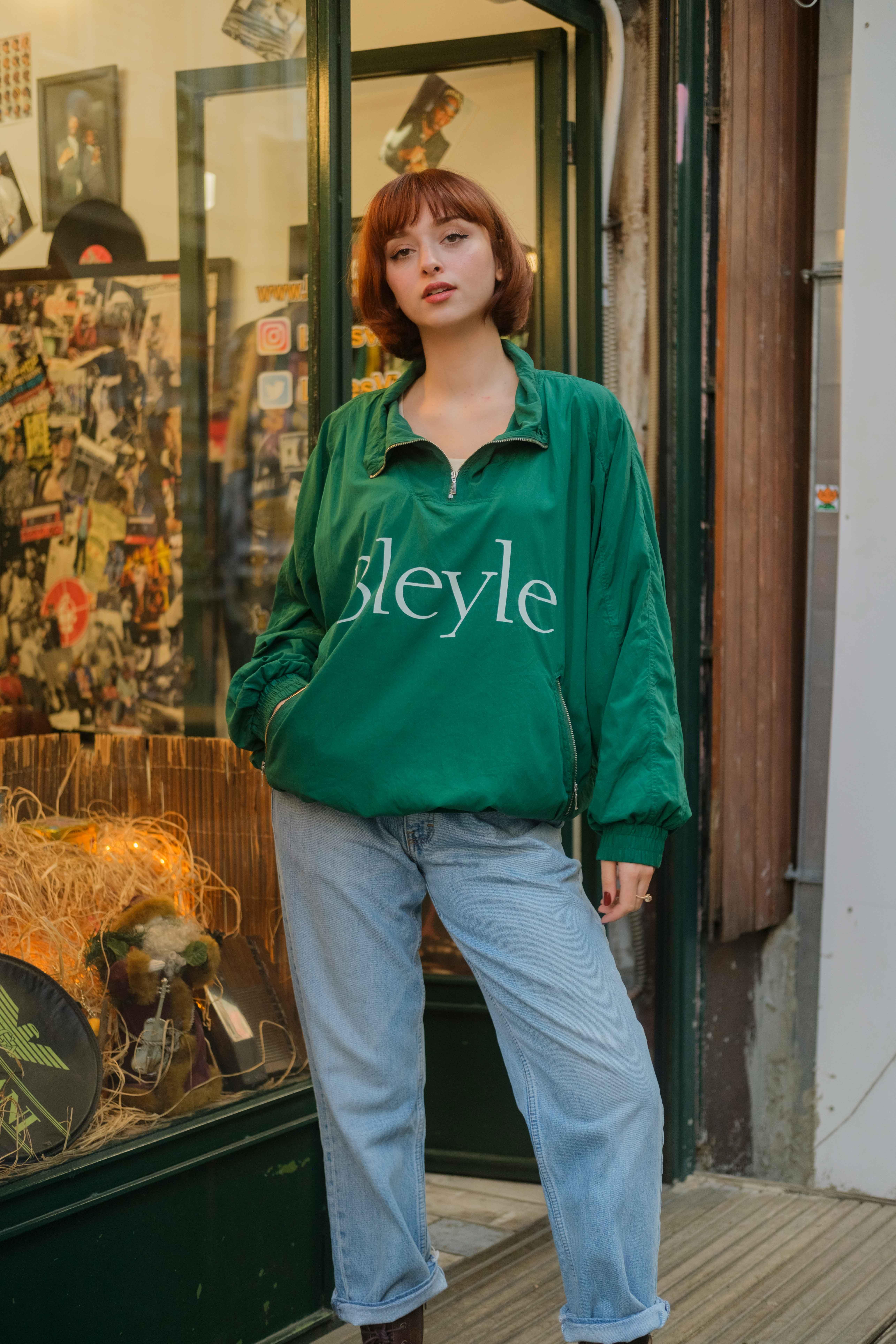Vintage BLEYLE Kanguru Unisex Ceket