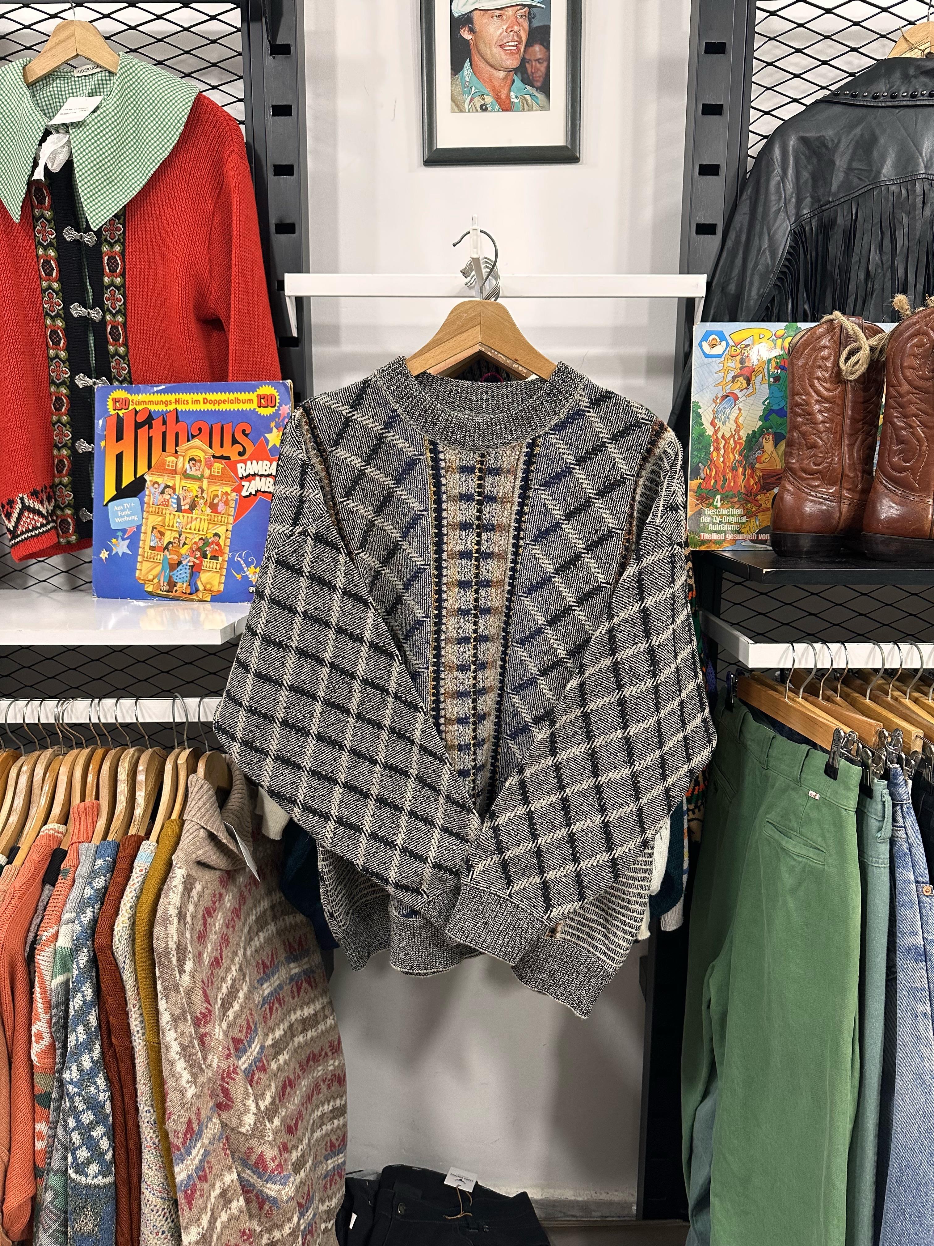 Vintage London Unisex Salaş Kazak
