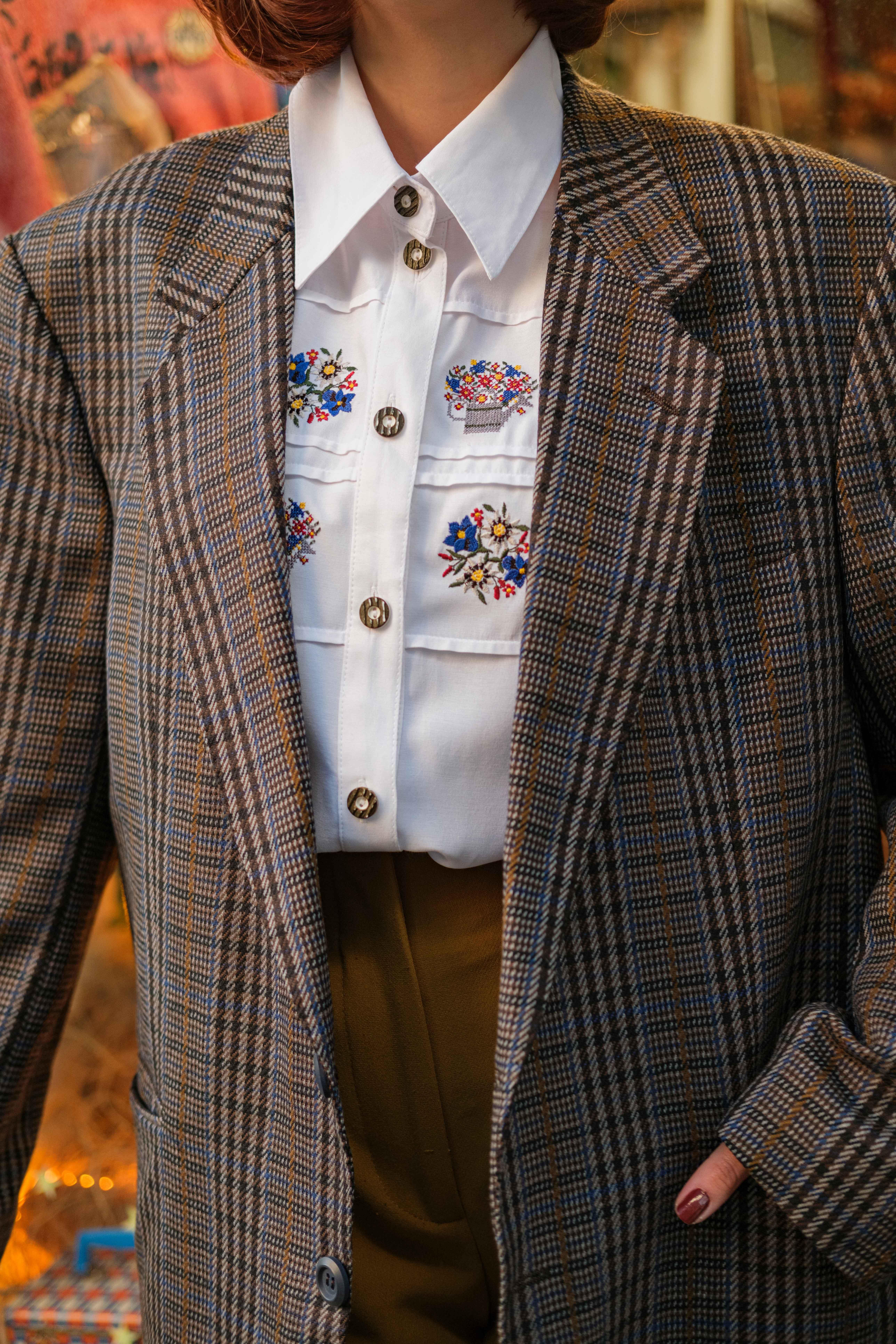 VİNTAGE SALAŞ BLAZER CEKET