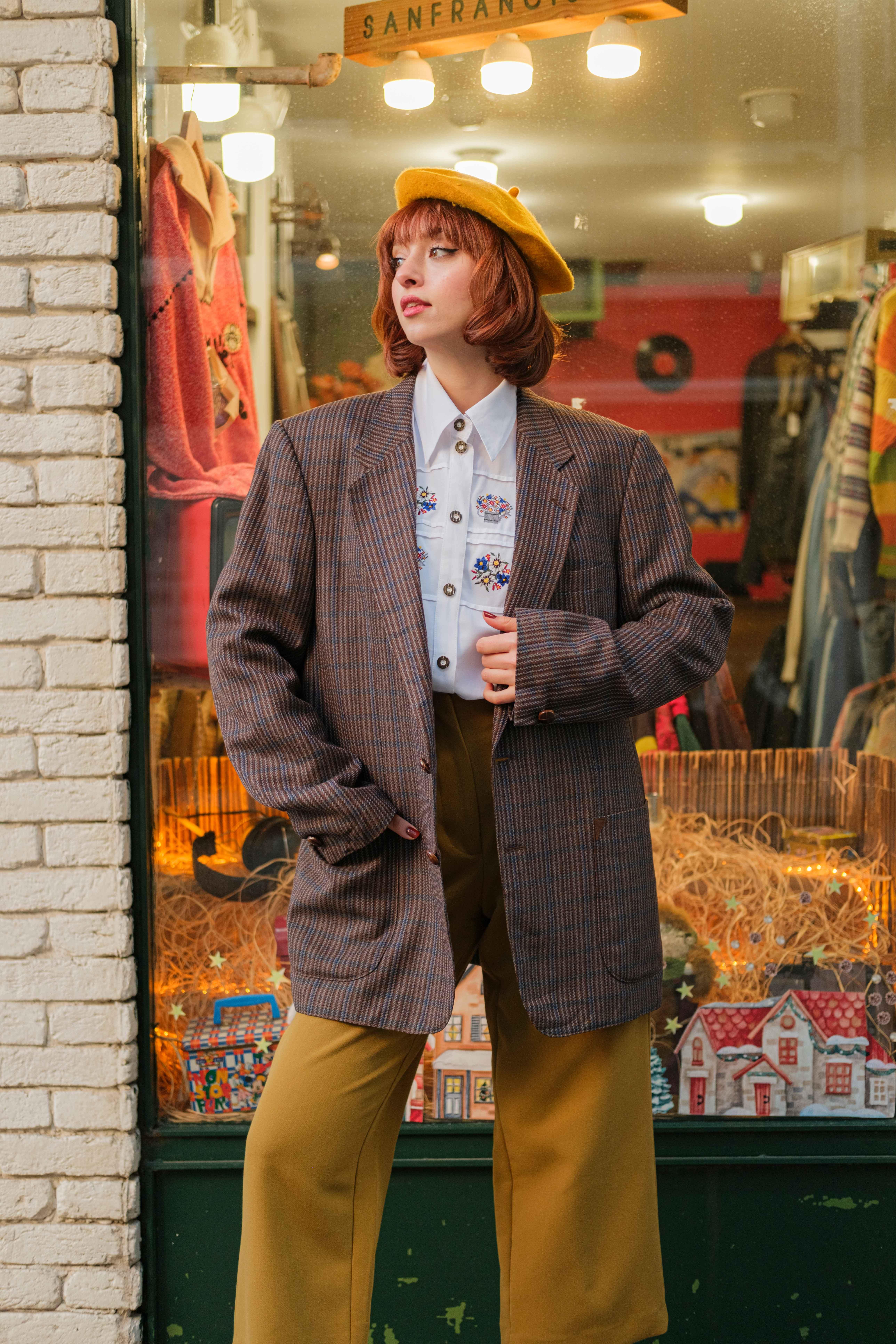 VİNTAGE UNİSEX BLAZER CEKET