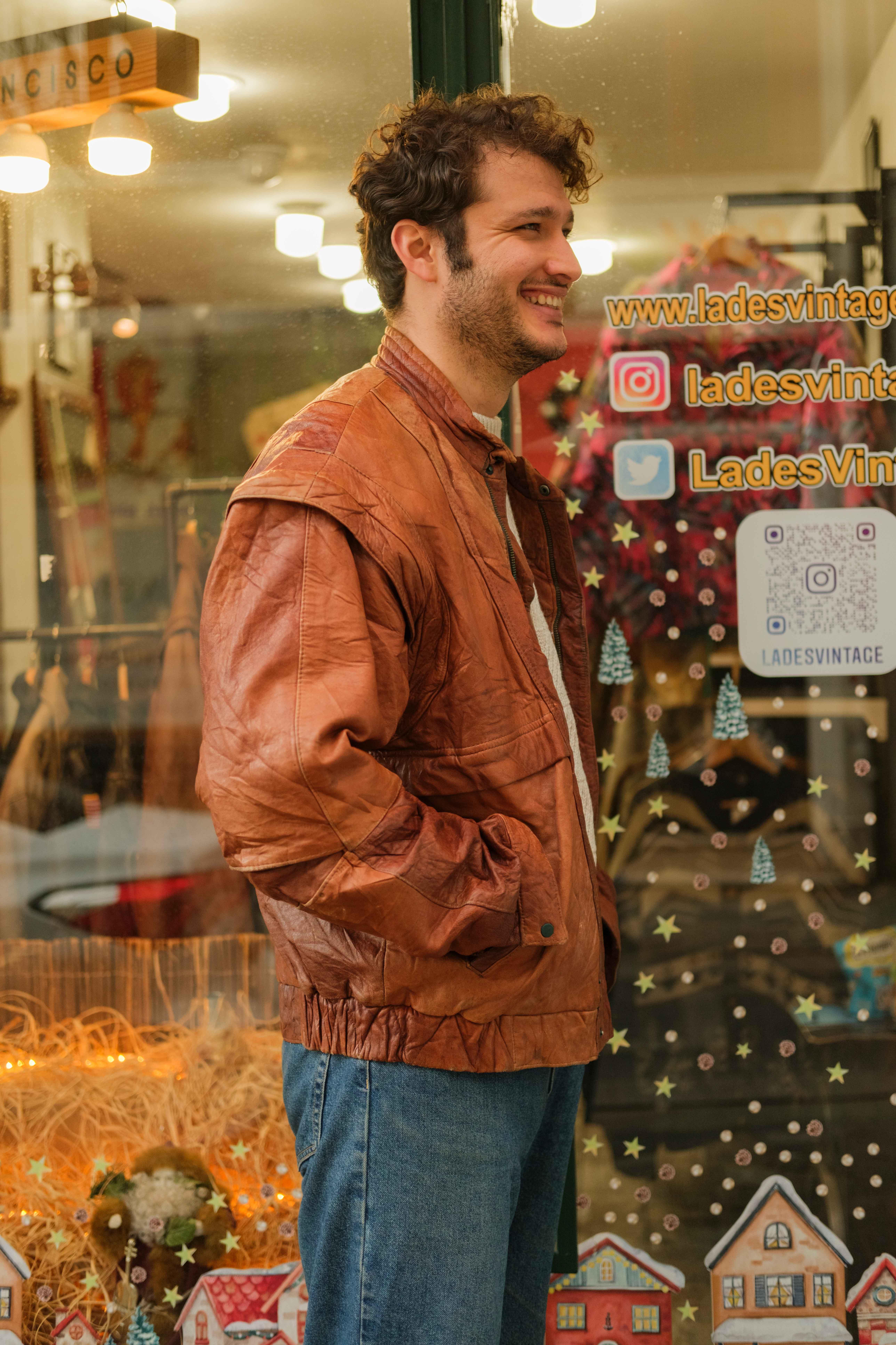 VİNTAGE UNİSEX BOMBER CEKET