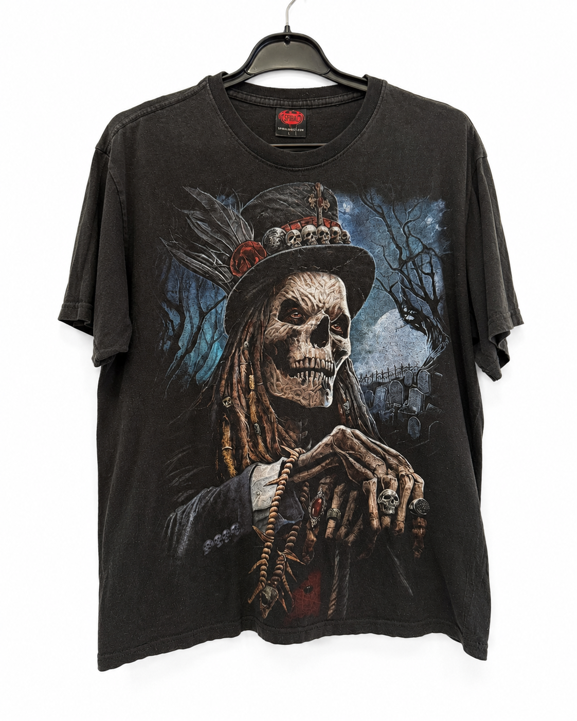 Voodoo/Gotik İskelet Tişört