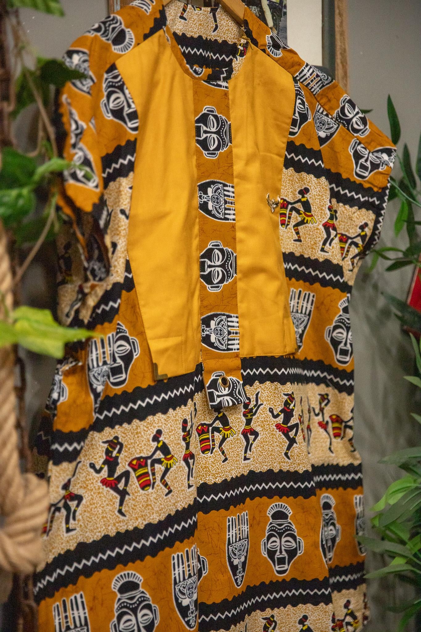 West Africa Etnik Gömlek