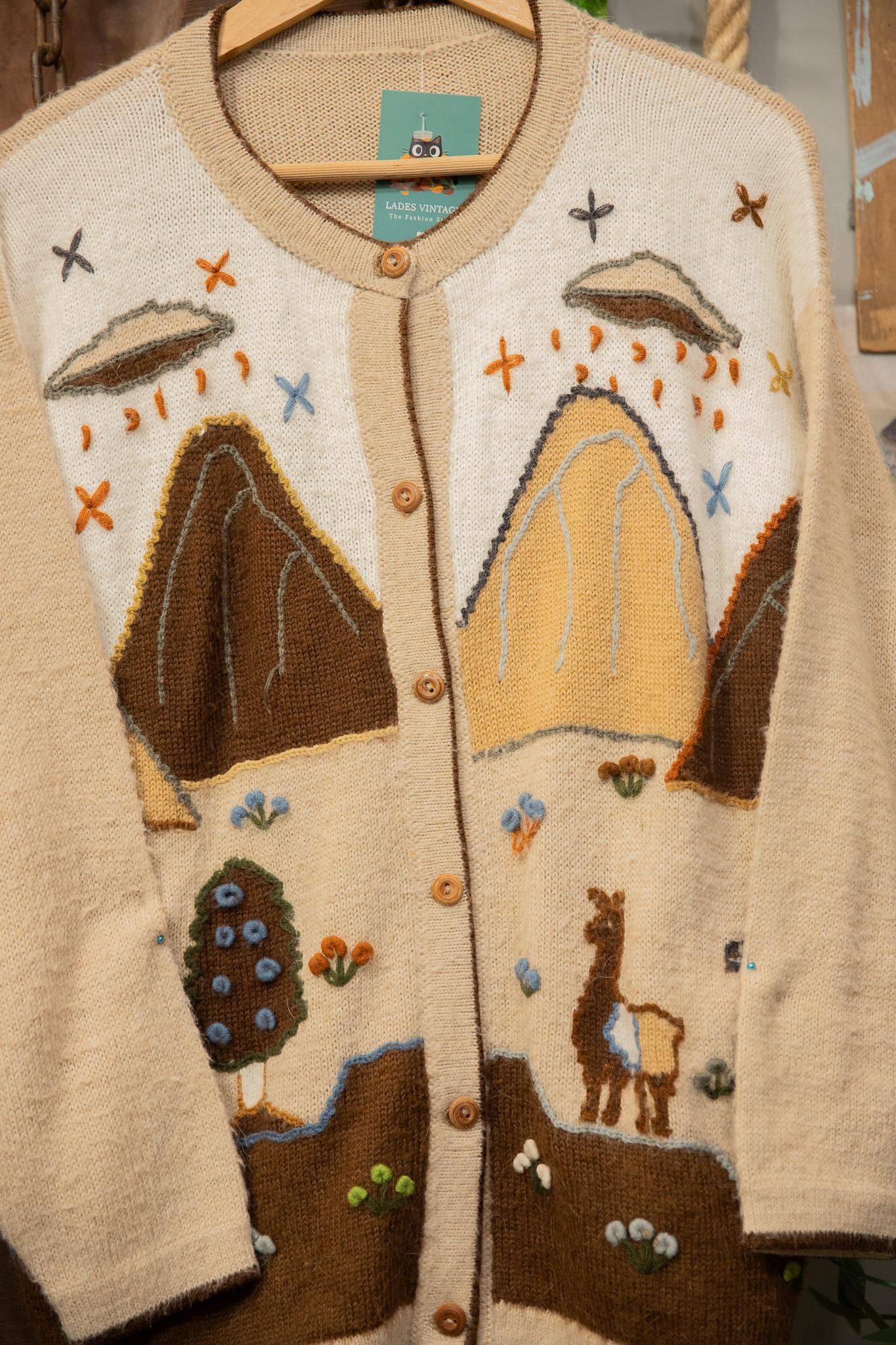 Western Cowboy Nakışlı Hırka/Ceket