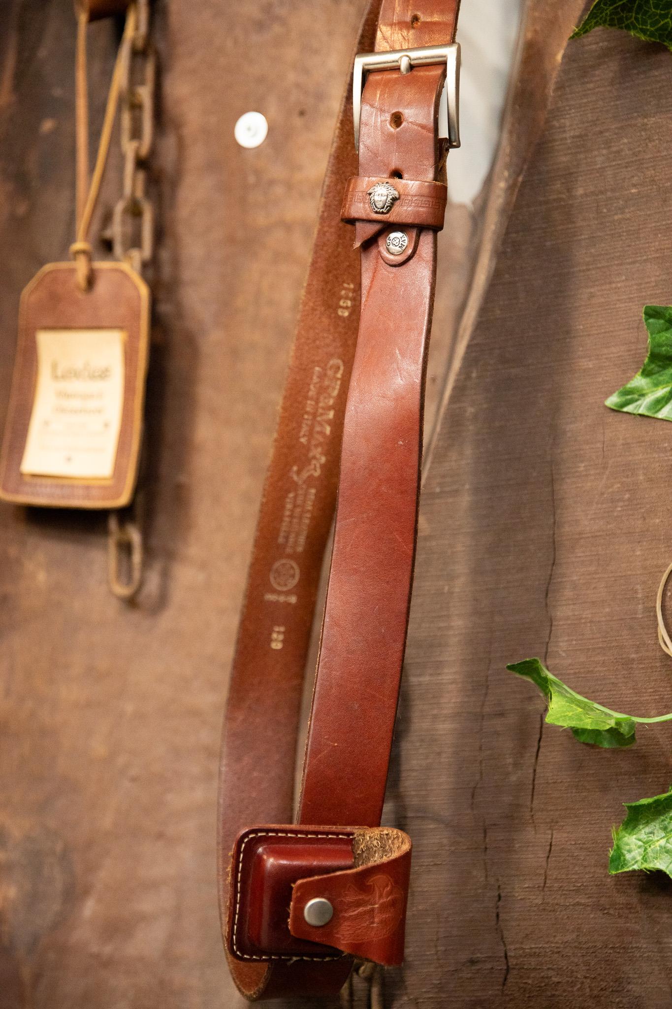 Western Leather Buckle Kemer