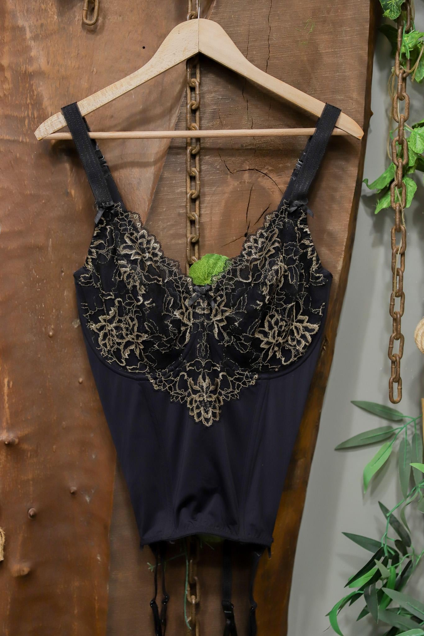 Y2K Gothic Dantelli Bustier