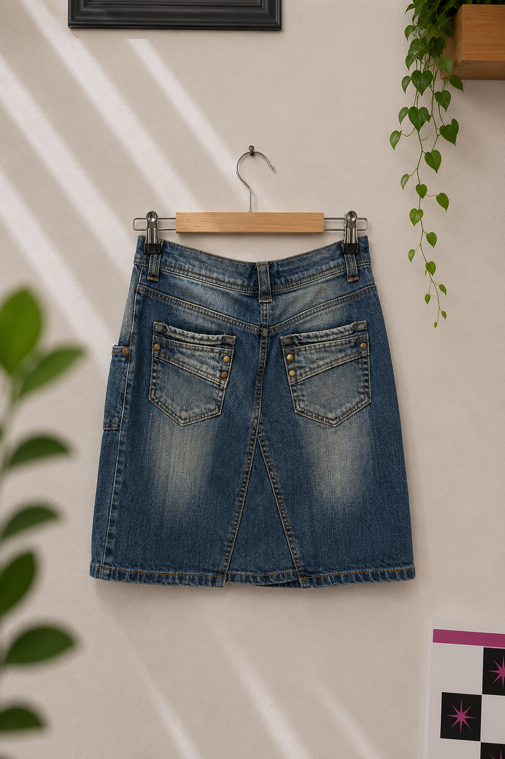 Y2K Grunge Utility Kot Etek