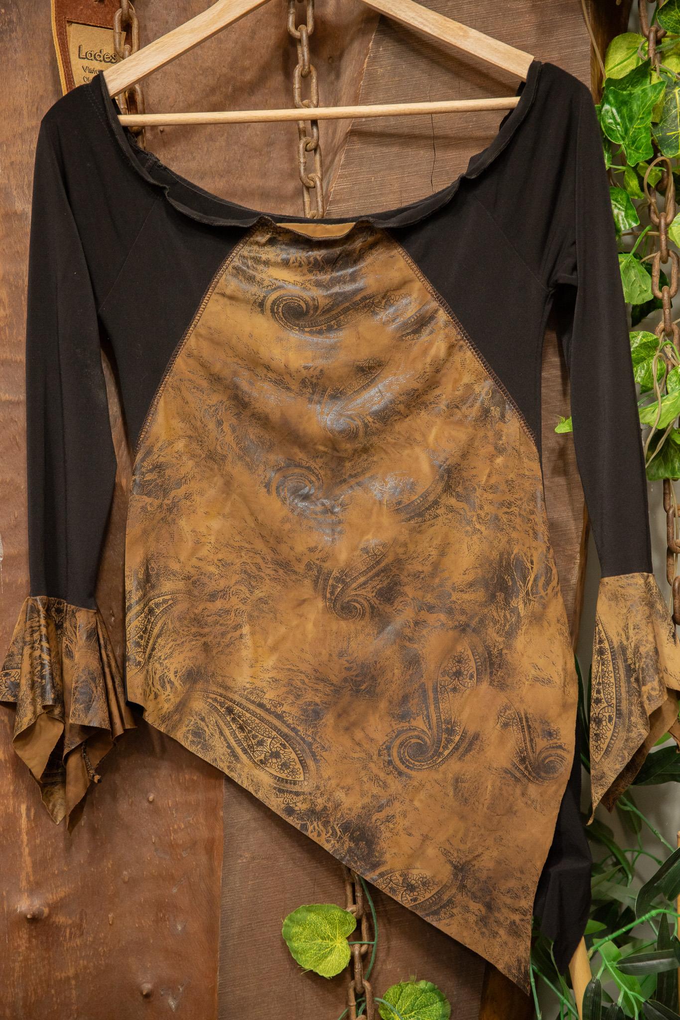 Y2K Paisley Boho Blouse