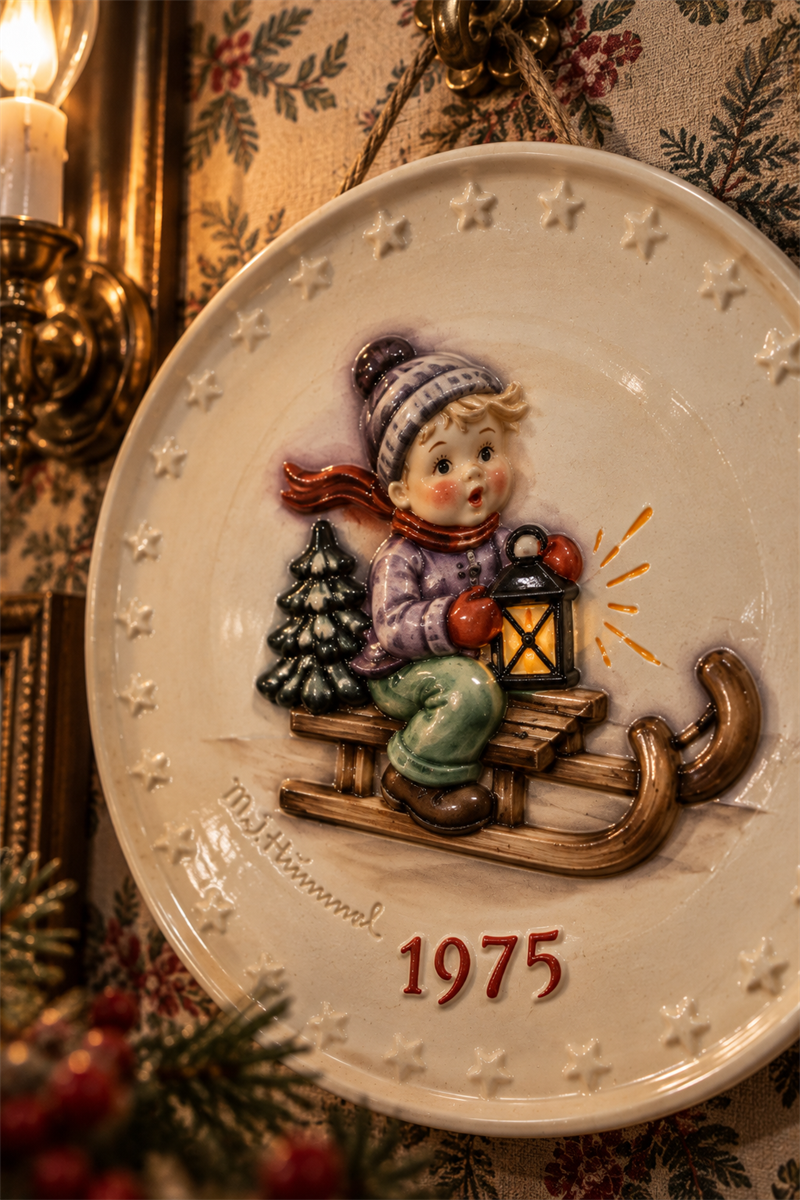 * 1975 tarihli, Goebel W. Hummel koleksiyon tabağıdır.