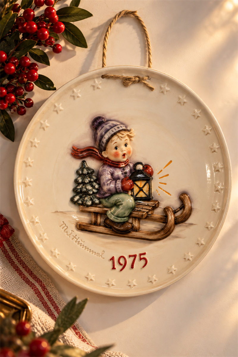 * 1975 tarihli, Goebel W. Hummel koleksiyon tabağıdır.