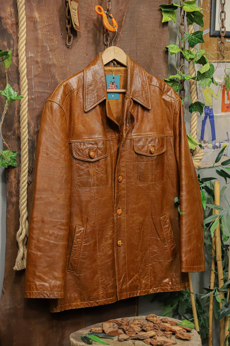 1970s Taba Blazer Deri Ceket