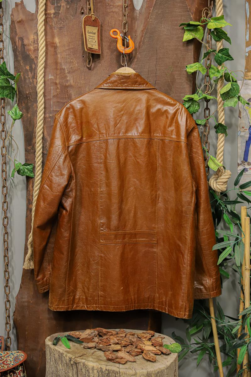 1970s Taba Blazer Deri Ceket