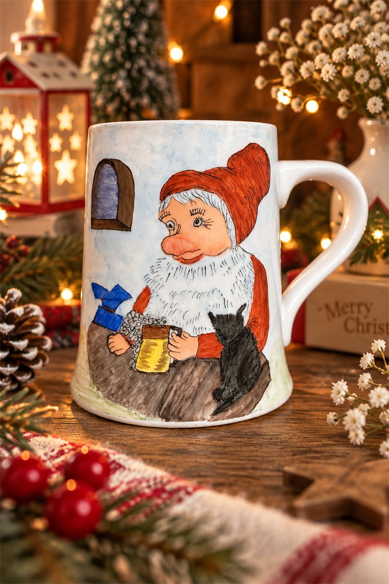 1975 Kaiser Christmas Tale - Vintage Alman Porselen Kupa