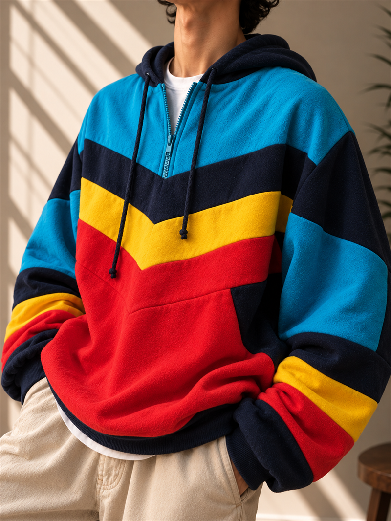 1980s Chevron Stripe JAKO Sweatshirt