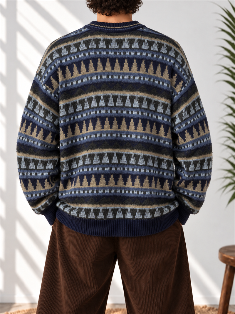 1990s Beige Nordic Kazak