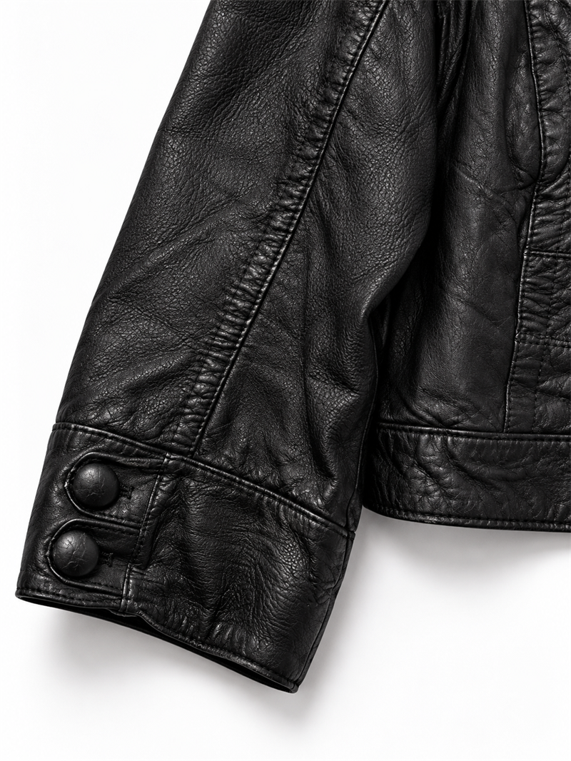 1990s Biker Deri Ceket