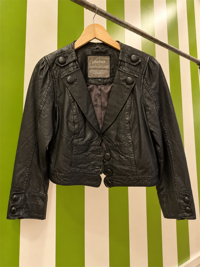 1990s Biker Deri Ceket