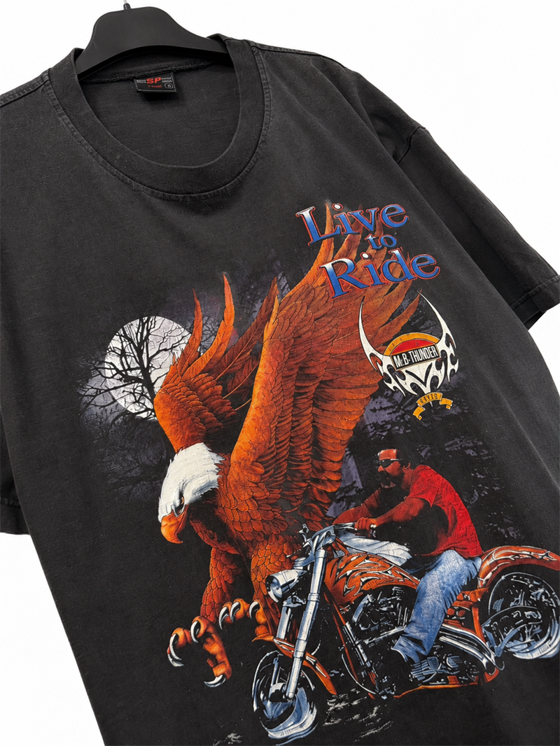 1990s Biker&Cropper Tarz Tişört