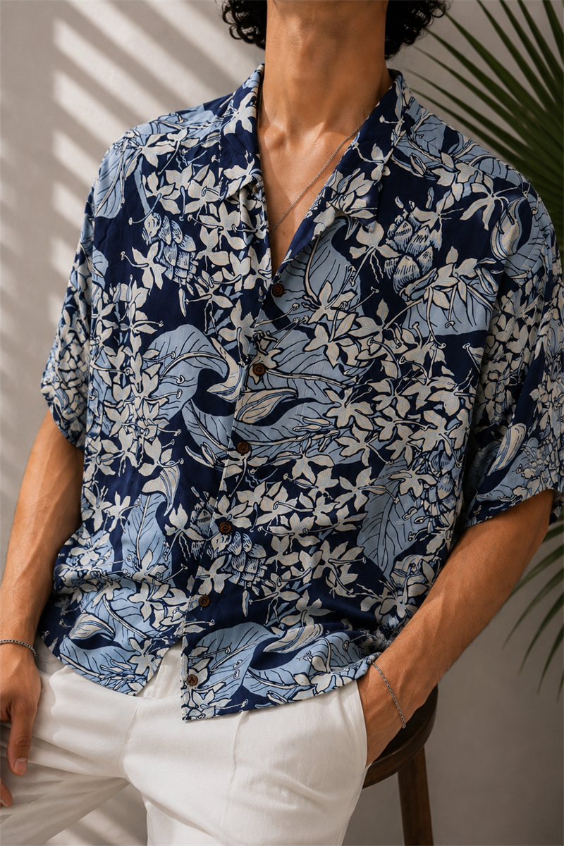 1990s Hawaii Fabric Gömlek