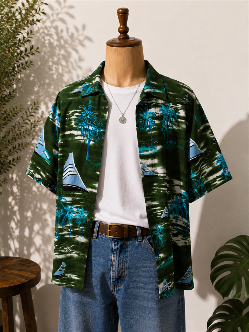 1990s Hawaii Gömlek