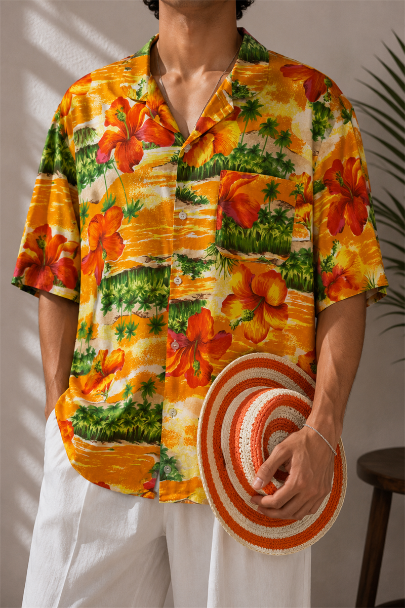 1990s Hawaii Gömlek