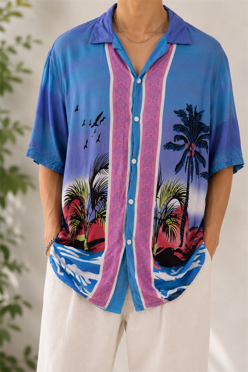 1990s Hawaii Salaş Gömlek