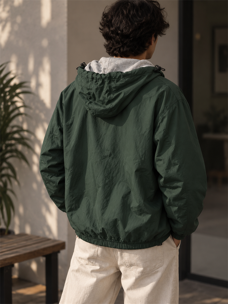 1990s Old School Hooded Ceket