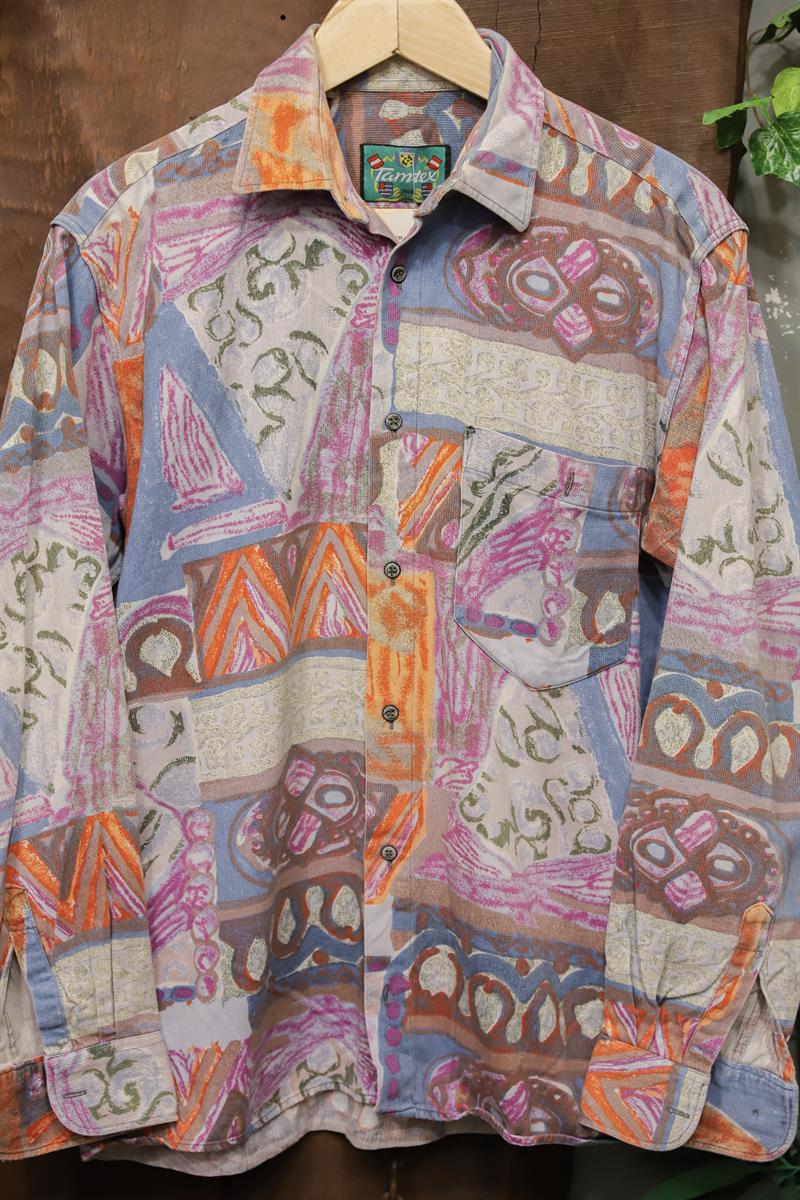 1990s Oversize Artistik Gömlek