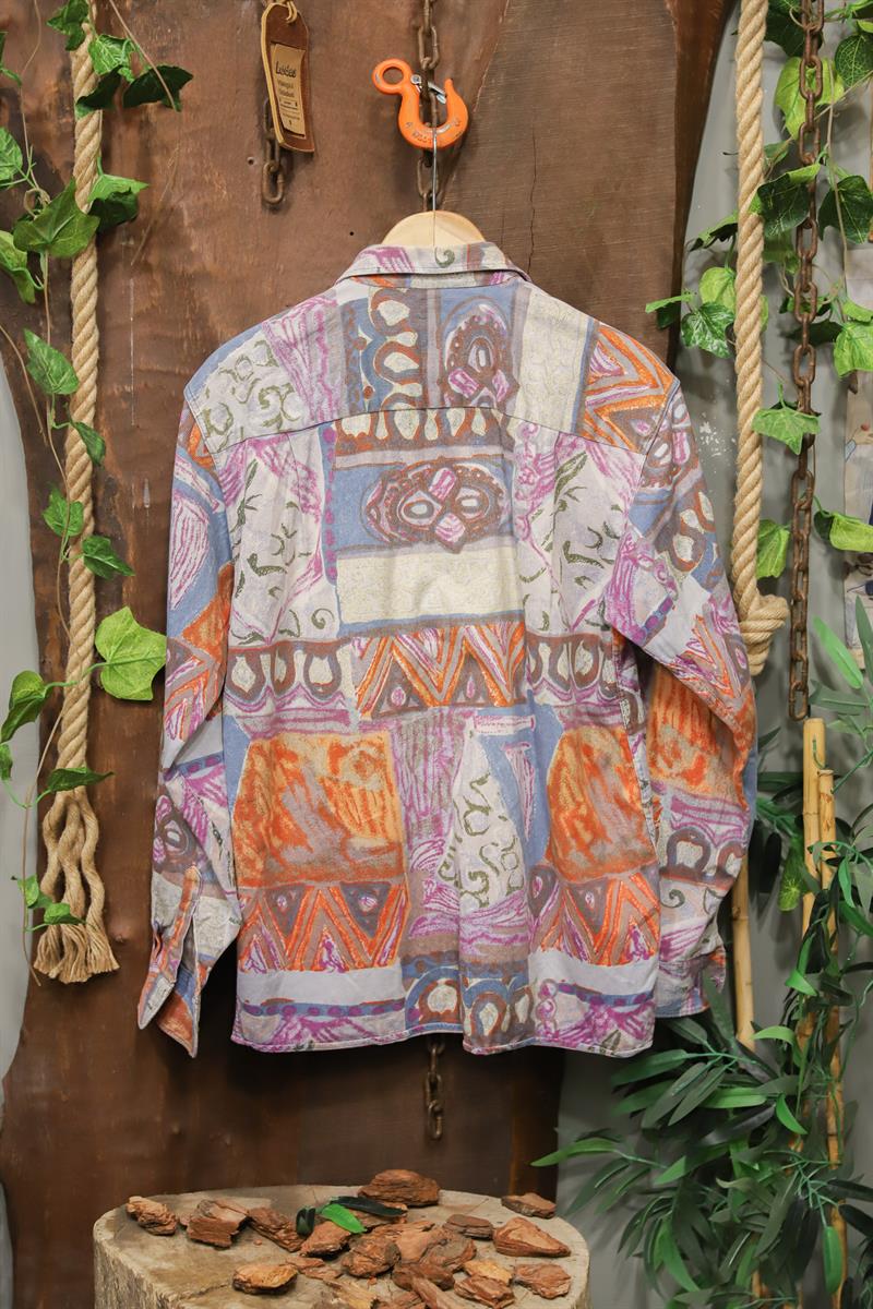 1990s Oversize Artistik Gömlek