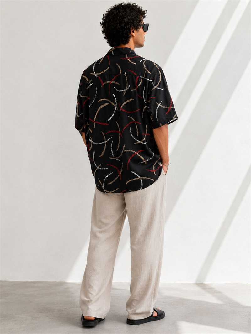 1990s Oversize Fırça Gömlek