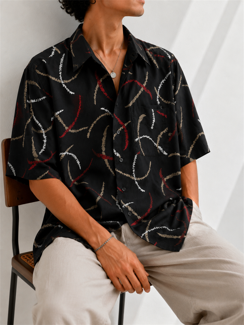 1990s Oversize Fırça Gömlek