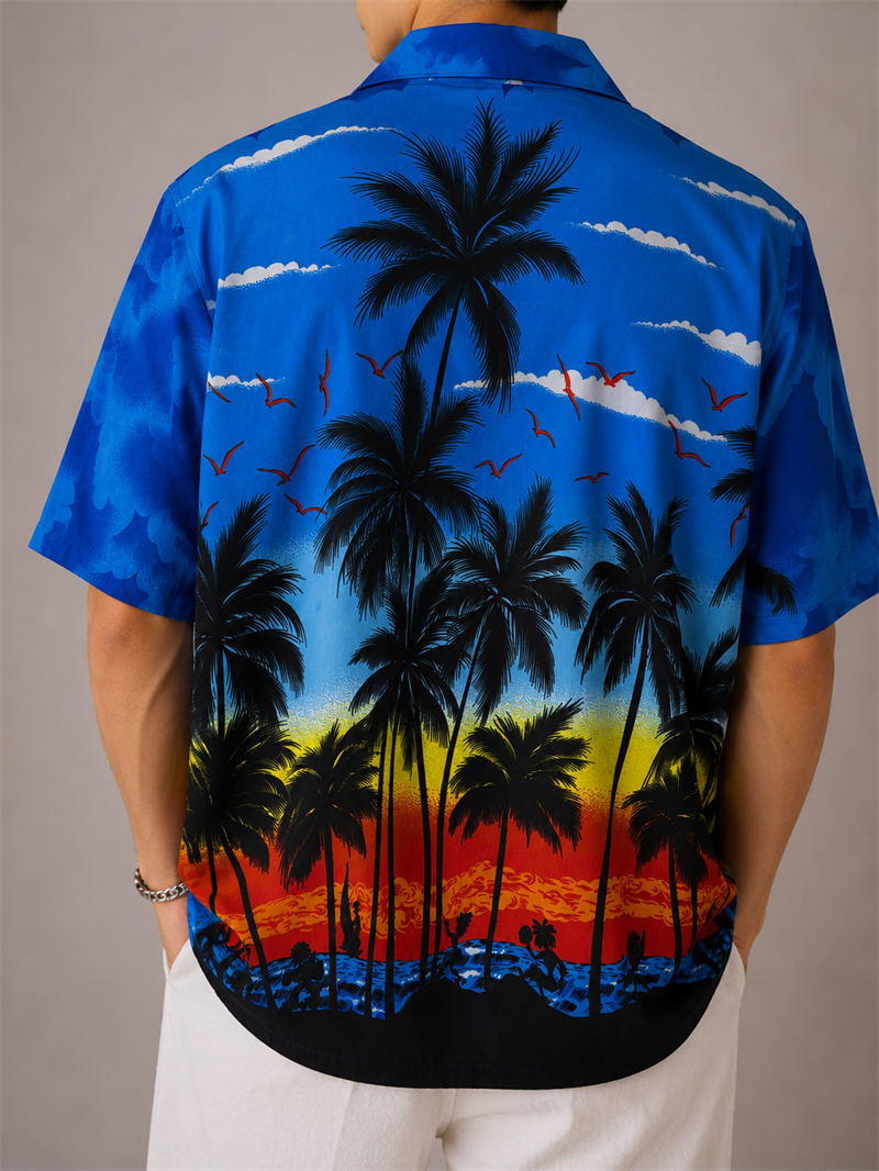 1990s Oversize Hawaii Gömlek