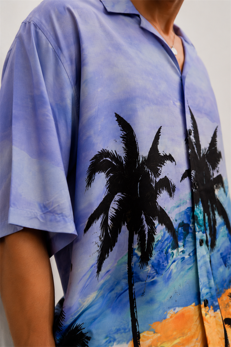 1990s Oversize Hawaii Gömlek