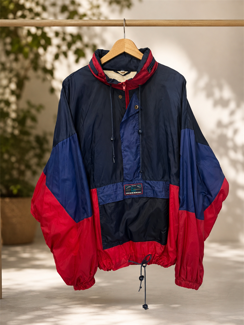 1990s Oversize Yağmurluk/Ceket