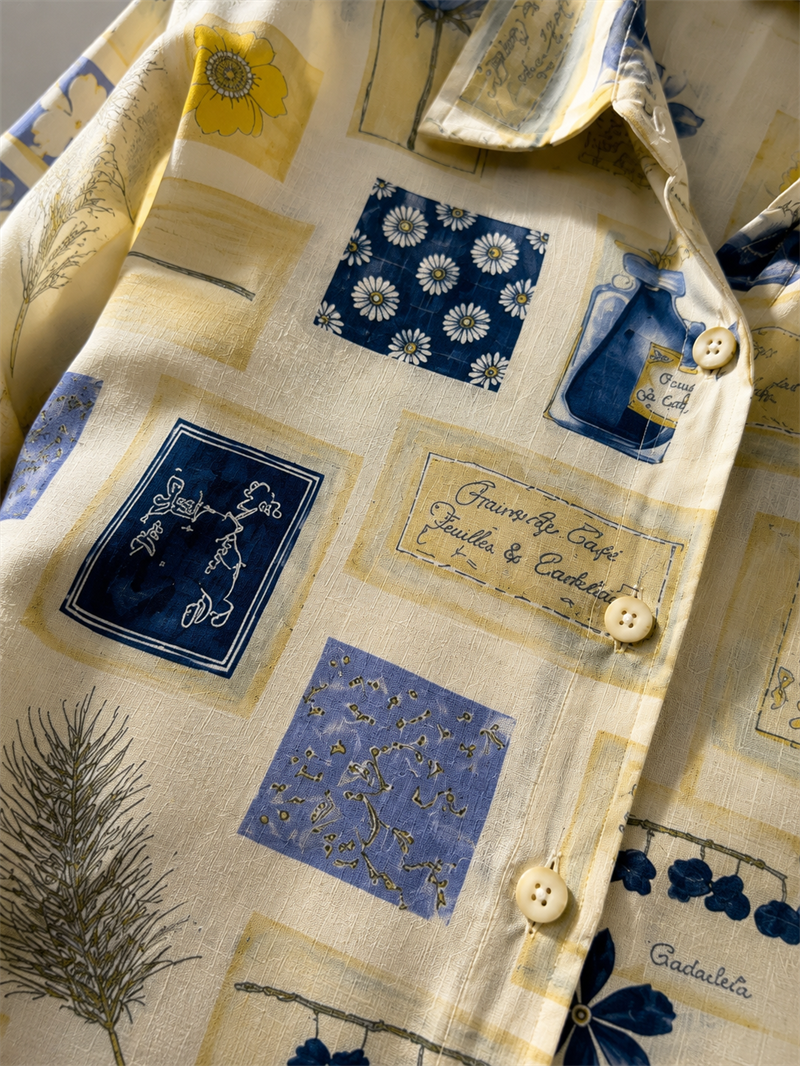 1990s Oversize Yves Gömlek