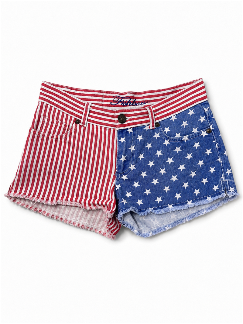 2000s Americana Style Jean Şort